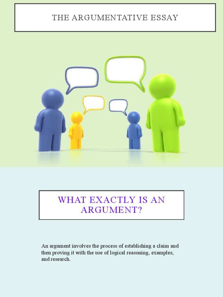 Understanding Argumentative Essays | PDF | Essays | Argument