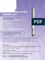 A Step-By-Step Guide To Using Your Lantus Solostar Pen