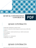 10 - Quasi and Contingent Contracts