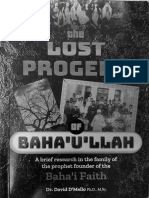 The Lost Progeny of Baha'u'Llah
