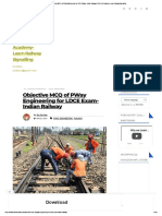 Objective MCQ of Pway Engineering For Ldce Exam-Indian Railway