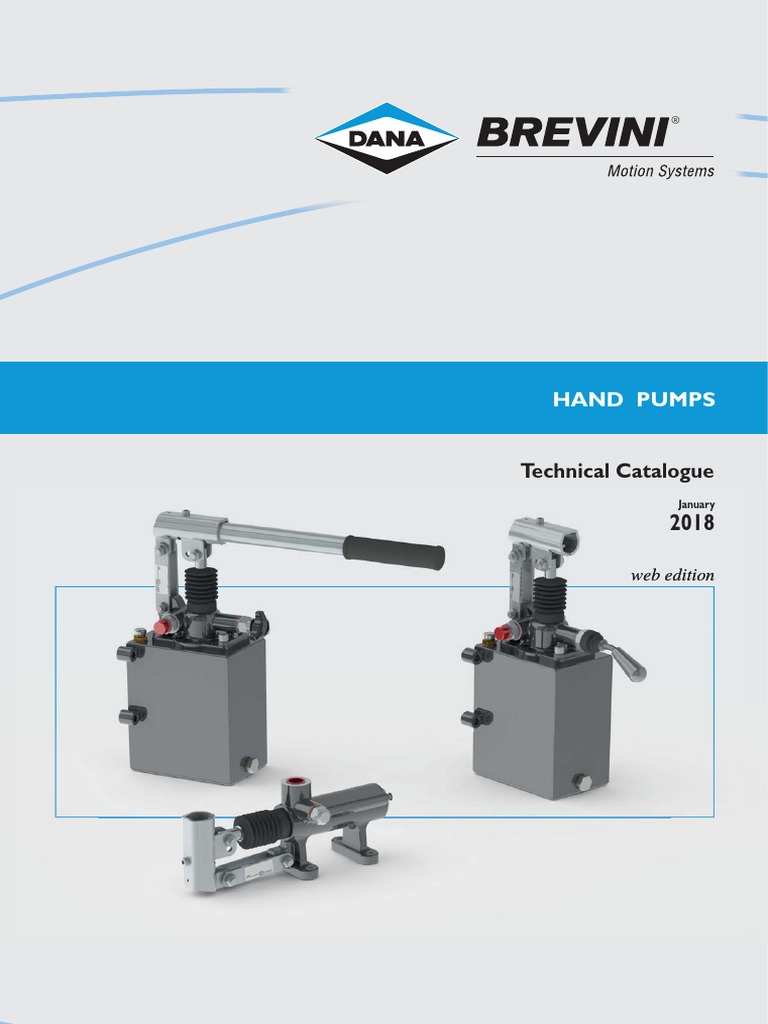 Hand Pumps: Technical Catalogue | PDF | Horsepower | Pump