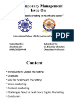 Trends in Digital Marketing for Healthcare