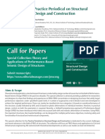 Call For Papers: Practice Periodical On Structural Design and Construction