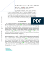 Uncertainty Quantification of Transition Operators in The Empirical Shell Model