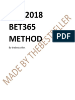 THE 2018 BET365 Method: by Thebestseller