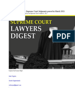 The Lawyer's Digest SC March 21
