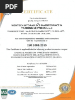 ISO 9001:2015 Compliance Certificate | PDF