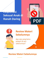 Modul Bentuk Bentuk Eksploitasi Seksual Anak Online