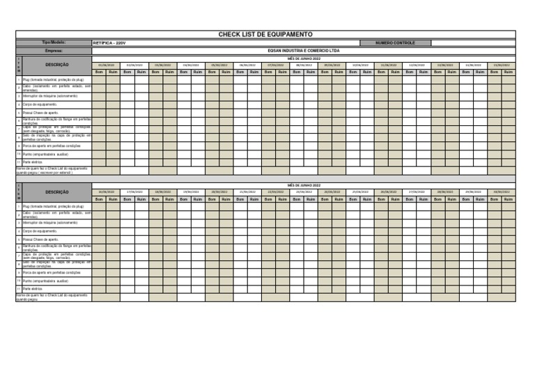 Check List - Retifica | PDF | Moagem (corte abrasivo) | Processos ...