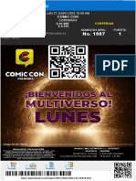 Entrada COMIC CON