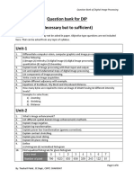 Question Bank For DIP (Necessary But To Sufficient)