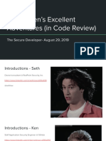 1 Hour Course - Seth - Ken's Excellent Adventures (In Code Review)