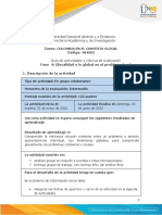 Guia de Actividades y Rúbrica de Evaluación. FASE 4 - Glocalidad o Lo Global en El Problema Local