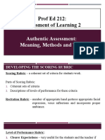 Prof Ed 212 - Assessment of Learning II (Chapter 4 L2)