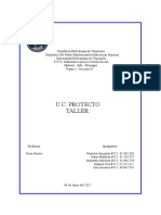 U.C - Proyecto - Taller Grupal (5) - Tramo I - Sección 01