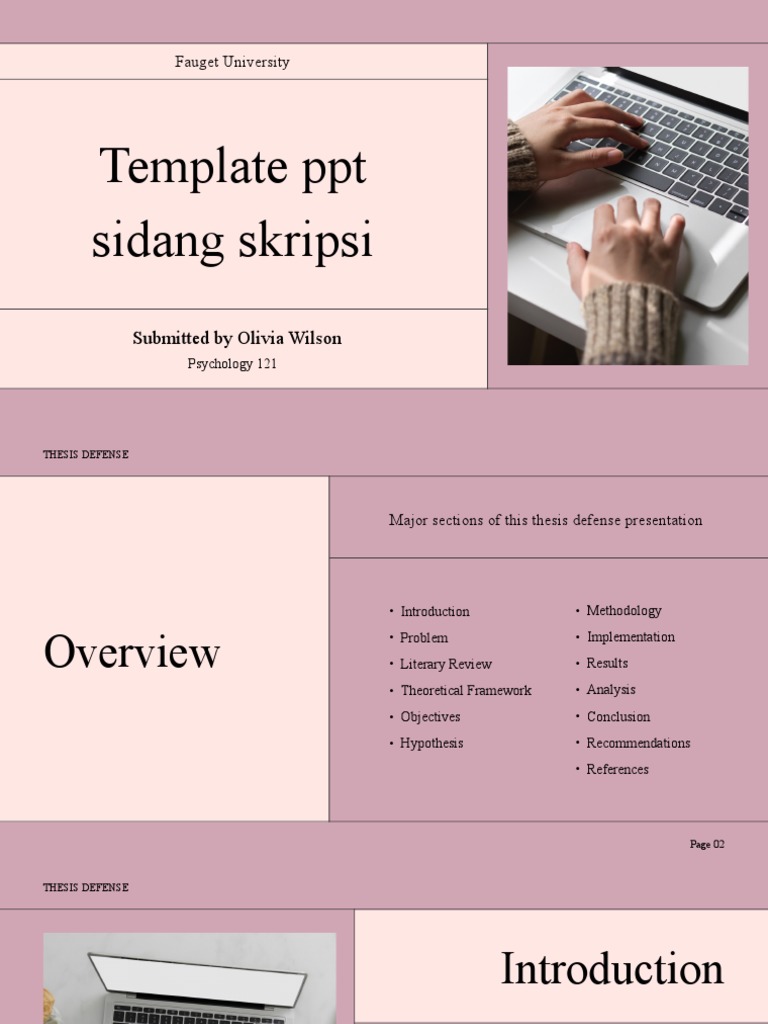 Template Ppt Sidang Skripsi Download Free Pdf Scientific Method
