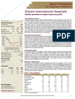 Ciptadana Sekuritas SILO - Results Update FY18 - Healthy Operations To Support Long Term Growth