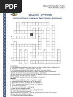 Os Lusíadas - Palavras Cruzadas II (Proposição)