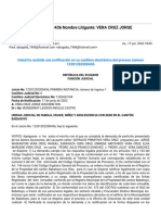 Unified Email - Juicio No - 12201202200436 Nombre Litigante - VERA CRUZ JORGE WASHINGTON