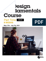 Brochure UX Design Fundamentals Online - Spring 2021