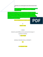 Templates For Dissertations Reports