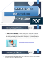 Organização do prontuário médico