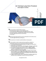 The Alexander Technique Lying Down Procedure: Semi-Supine Position
