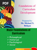 LESSON 4 Foundations of Curriculum Development