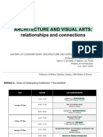 Architecture and Visual Arts: Relationships and Connections