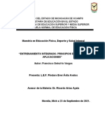 Entrenamiento Integrado. Principios Dinámicos y Aplicaciones