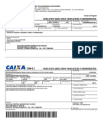 Recibo de pagamento de plano de internet