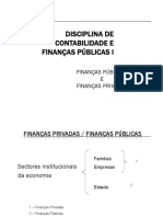1 - Finanças Privadas e Finanças Públicas