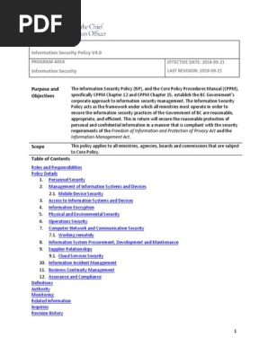 Information Security Policy