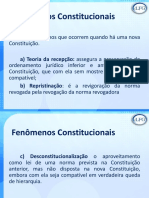 Fenômenos Constitucionais