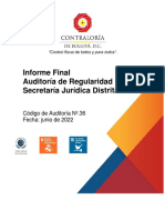 C21. Informe Final de Auditoría 36-R-S JURÍDICA-2022