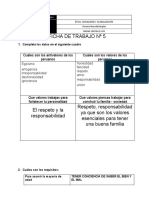 FICHA DE TRABAJO Ética 5