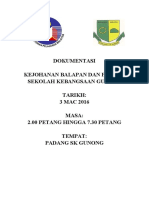 Laporan Kejohanan Balapan Padang 2016