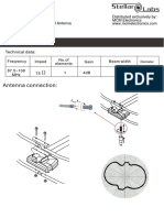 Antenna Connection:: Technical Data