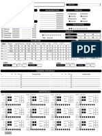 Editable Extras Sheet