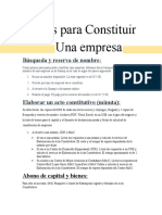 Costos para Constituir Una empresa-JenniferInoñan