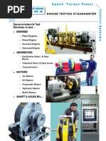 Engine Test - Eddy Current Dynamo Meter