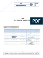 Plan de Manejo Ambiental