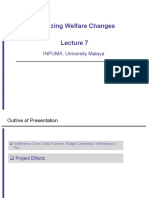 Analyzing Welfare Changes: INPUMA, University Malaya