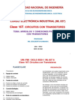 UNI - FIM - 2022-1 (ML-837) - Clase 16T (Espejos, Fuentes, Darlington, Conmutación)