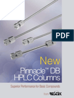 Pinnacle DB HPLC Columns: Superior Performance For Basic Compounds