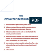 Las Formas Estructurales Elementales Y Plegadas: Tema 3