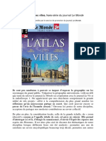 Critique de L'atlas Des Villes