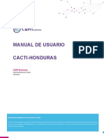 CW BS - Manual CACTI-HN 2021