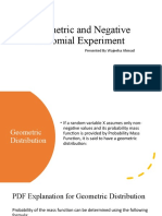 Geometric and Negative Binomial ExperimentFinal Project